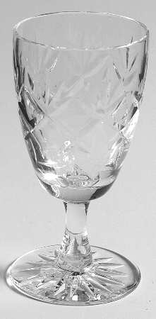 Prince Charles (Cut Foot) Sherry Glass