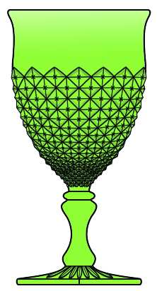 English Hobnail Green (Square Foot)