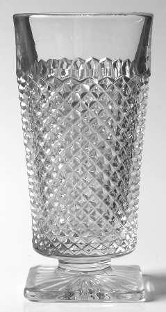English Hobnail Clear (Square Base) Iced Tea