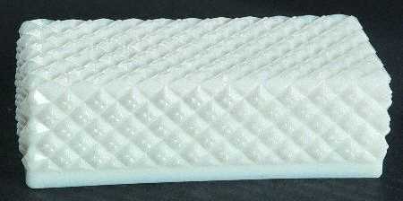 English Hobnail Milk Glass (Round or Hex Base) Lid for 1/4 Pound Butter