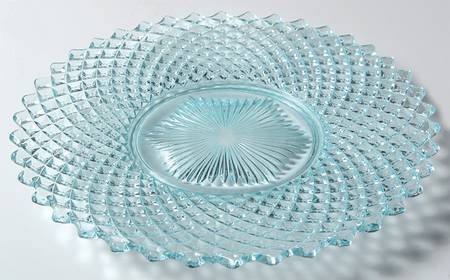English Hobnail Turquoise (Round Foot) by Westmoreland
