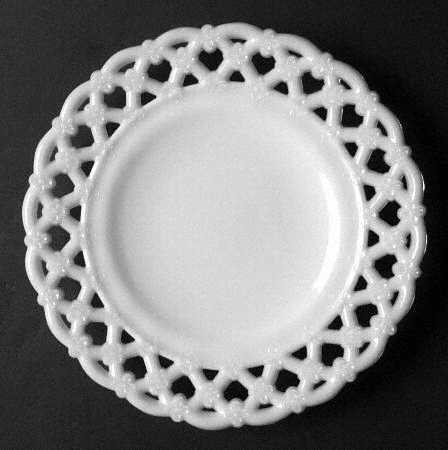 Forget Me Not Milk Glass by Westmoreland