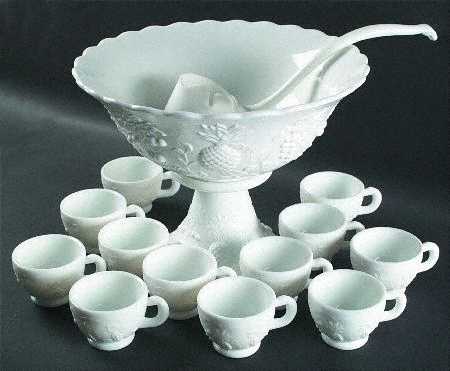 Fruits Milk Glass by Westmoreland