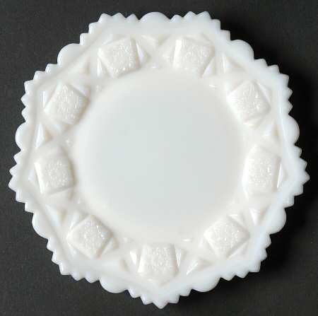 Old Quilt (Milk Glass) Bread & Butter Plate