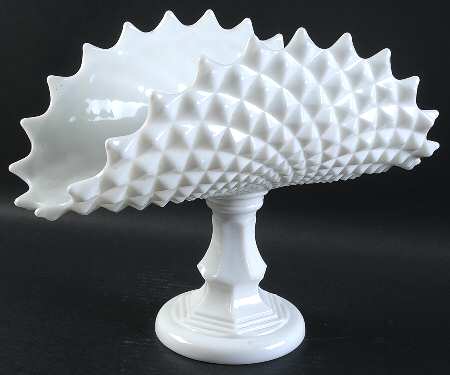 Sawtooth Milk Glass by Westmoreland