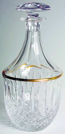 Royal Gold Decanter & Stopper