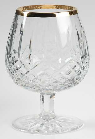 Royal Gold Brandy Glass
