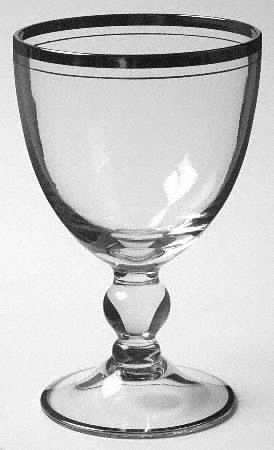 678-1 Water Goblet