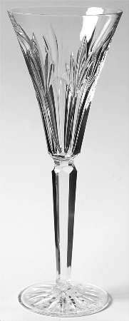 Ashleigh (Cut Starburst Foot) Fluted Champagne by Waterford Crystal