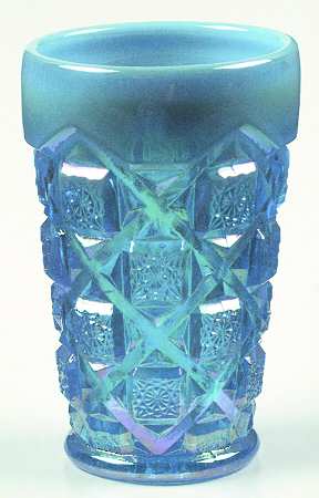 Old Quilt Electric Blue Opalescent by Westmoreland