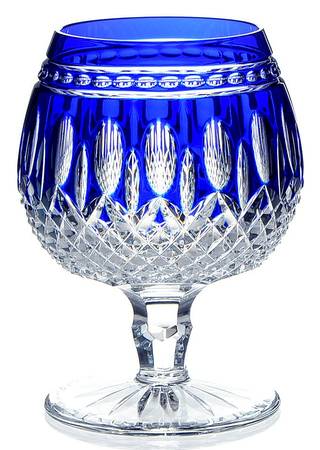 Clarendon Cobalt Blue Brandy Glass