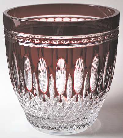 Clarendon Ruby Ice Bucket by Waterford Crystal