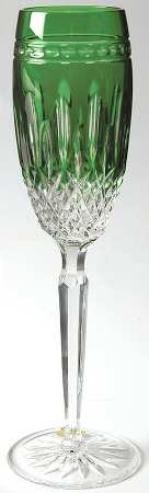 Clarendon Emerald Green Fluted Champagne