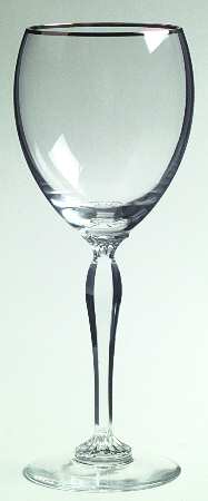 Allegra Gold Wine Glass by Waterford Crystal