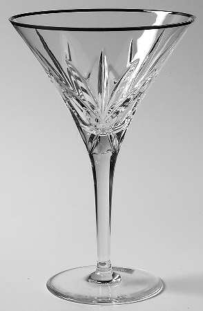 Caprice Platinum Martini Glass