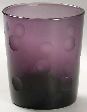 Polka Dot Amethyst Double Old Fashioned