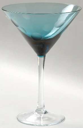 Polka Dot Sapphire Martini