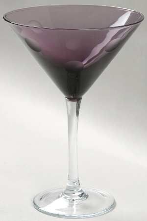 Polka Dot Amethyst Martini