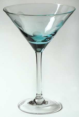 Polka Dot Green Martini