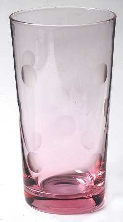 Polka Dot Pink Highball