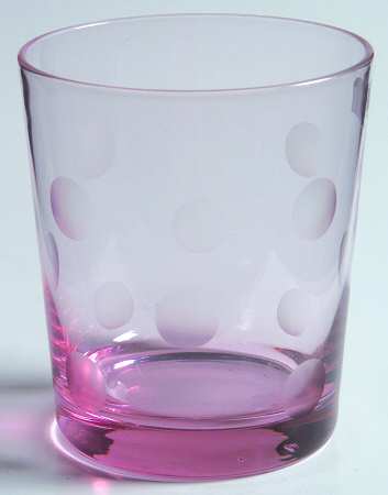 Polka Dot Pink Double Old Fashioned