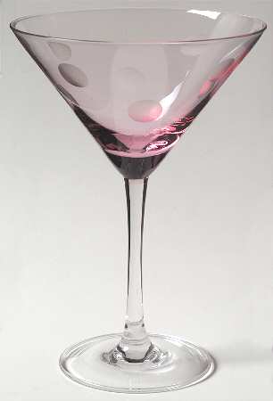 Polka Dot Pink Martini