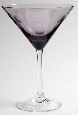 Polka Dot Purple Martini