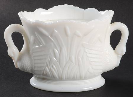 Swan Milk Glass by Westmoreland