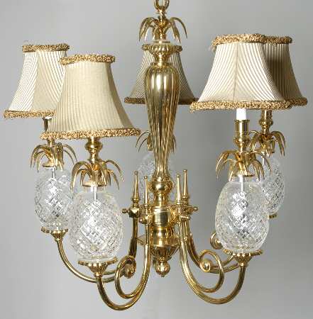 Hospitality Collection 5 Arm Chandelier with Shades