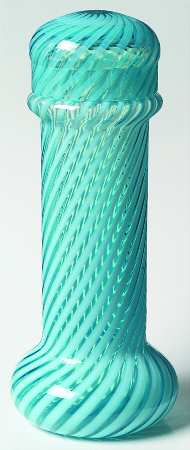 Opalescent Swirl Blue by West Virginia Glass