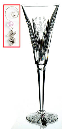 Twelve Days of Christmas (No Box) Fluted Champagne & Charm