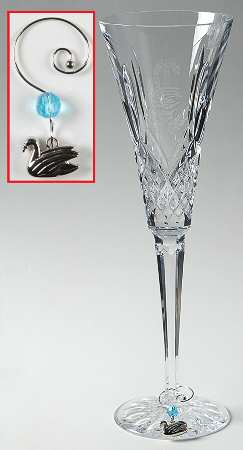 Twelve Days of Christmas (Boxed) Fluted Champagne & Charm