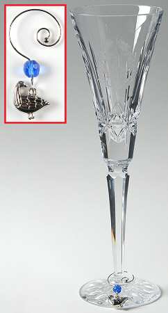 Twelve Days of Christmas (Boxed) Fluted Champagne & Charm
