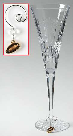 Twelve Days of Christmas (Boxed) Fluted Champagne & Charm