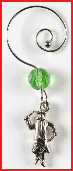 Twelve Days of Christmas Charm for Fluted Champagne