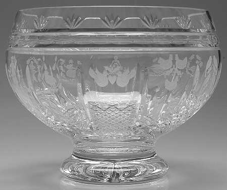 Twelve Days of Christmas Punch Bowl