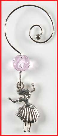 Twelve Days of Christmas Charm for Fluted Champagne