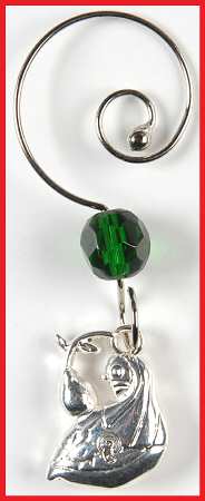 Twelve Days of Christmas Charm for Fluted Champagne