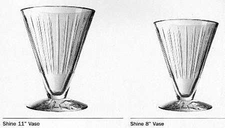 Shine 11" Footed Vase