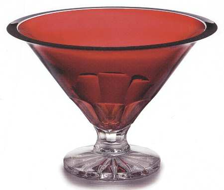 Crimson Collection 10" Footed Round Bowl