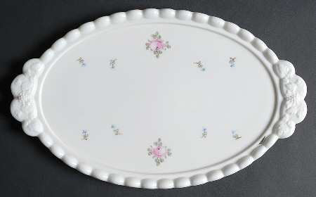 Roses & Bows Handled Dresser Tray