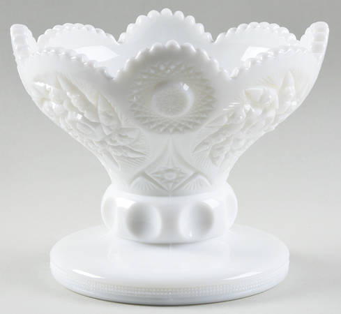 Buzz Star Milk Glass by Westmoreland