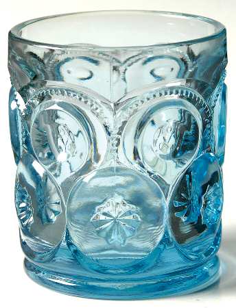 Moon and Star Light Blue by Weishar Glass