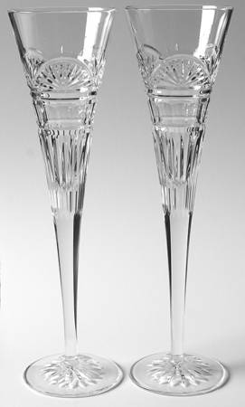 Jim O'Leary Collection (Set of 2) Toasting Fluted Champagnes