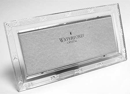 Picture Frames Frame-Holds 4" X 10" Photo by Waterford Crystal