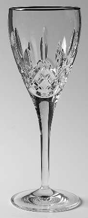 Lismore Nouveau Platinum Wine Glass