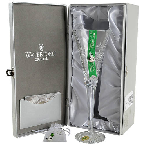Snowflake Wishes (Boxed) Courage Fluted Champagne w/2 Charms