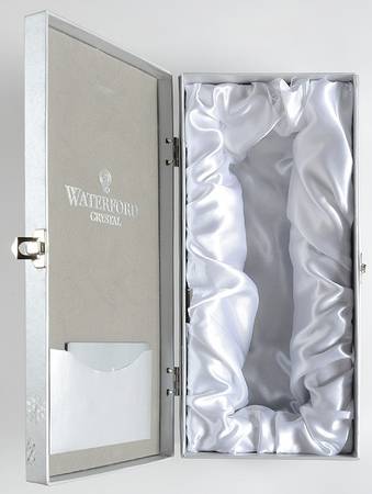 Snowflake Wishes Peace Fluted Champagne Hinged Gift Box