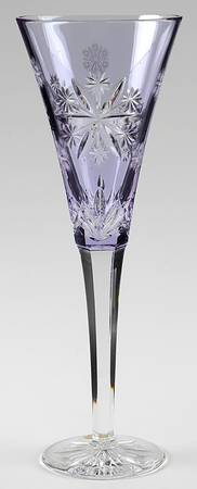 Snowflake Wishes Lavender Serenity Fluted Champagne No Charm