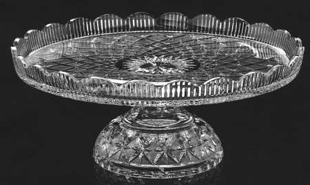 Designer Studio Footed Cake Plate